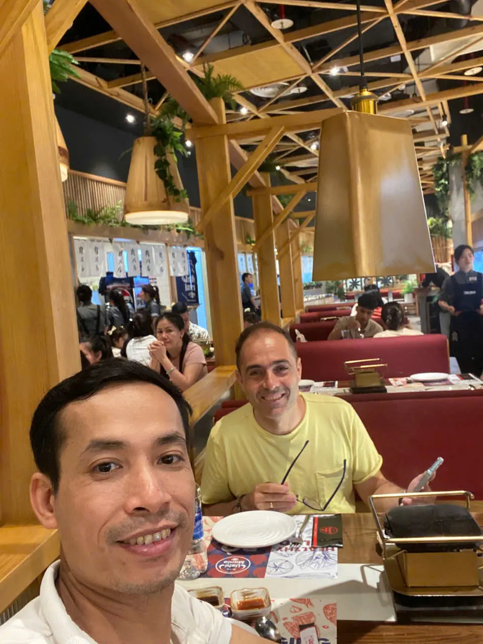 Dinner with a visiting buyer
